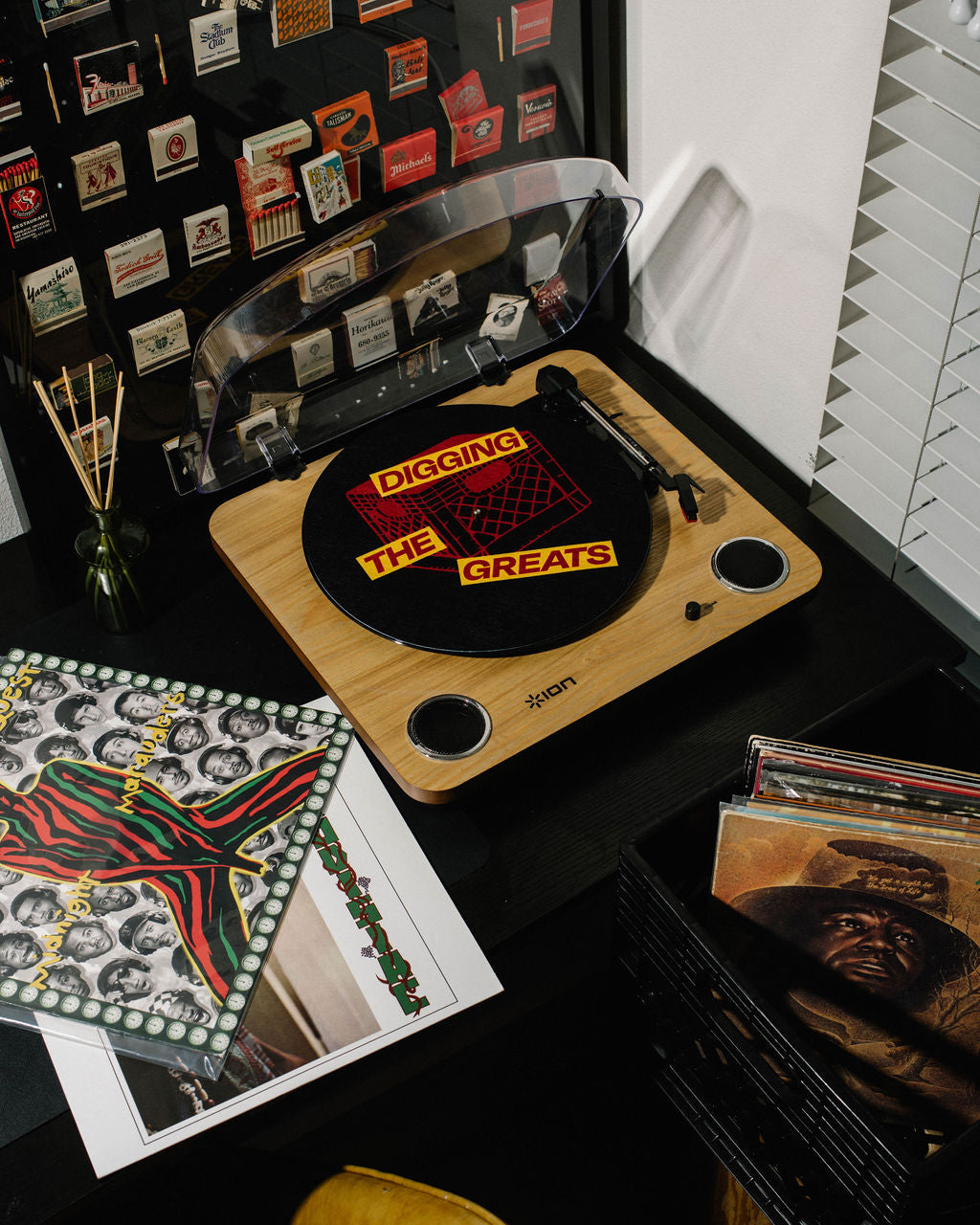 Vinyl Slipmat Crate Digging The Greats