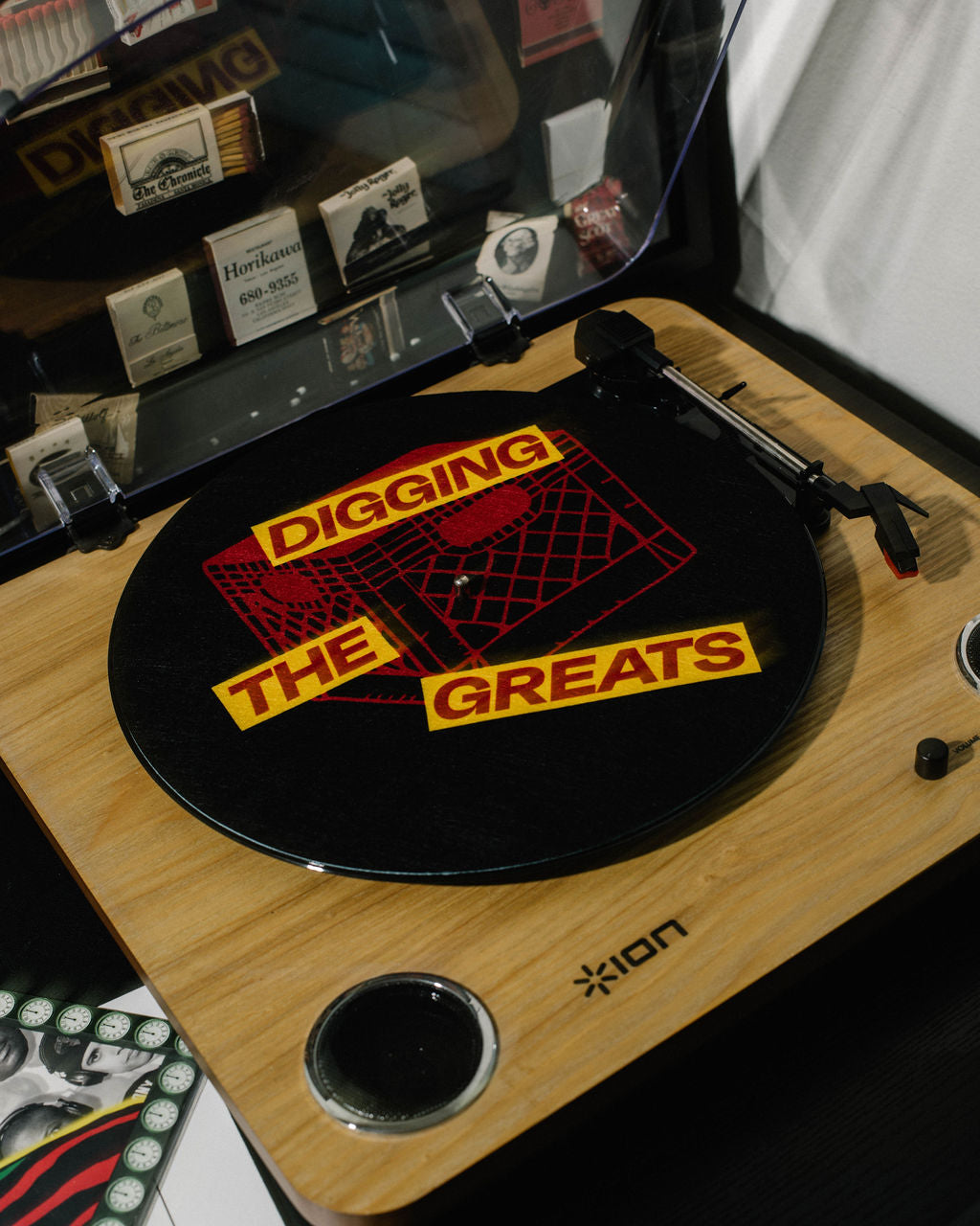 Vinyl Slipmat Crate Digging The Greats