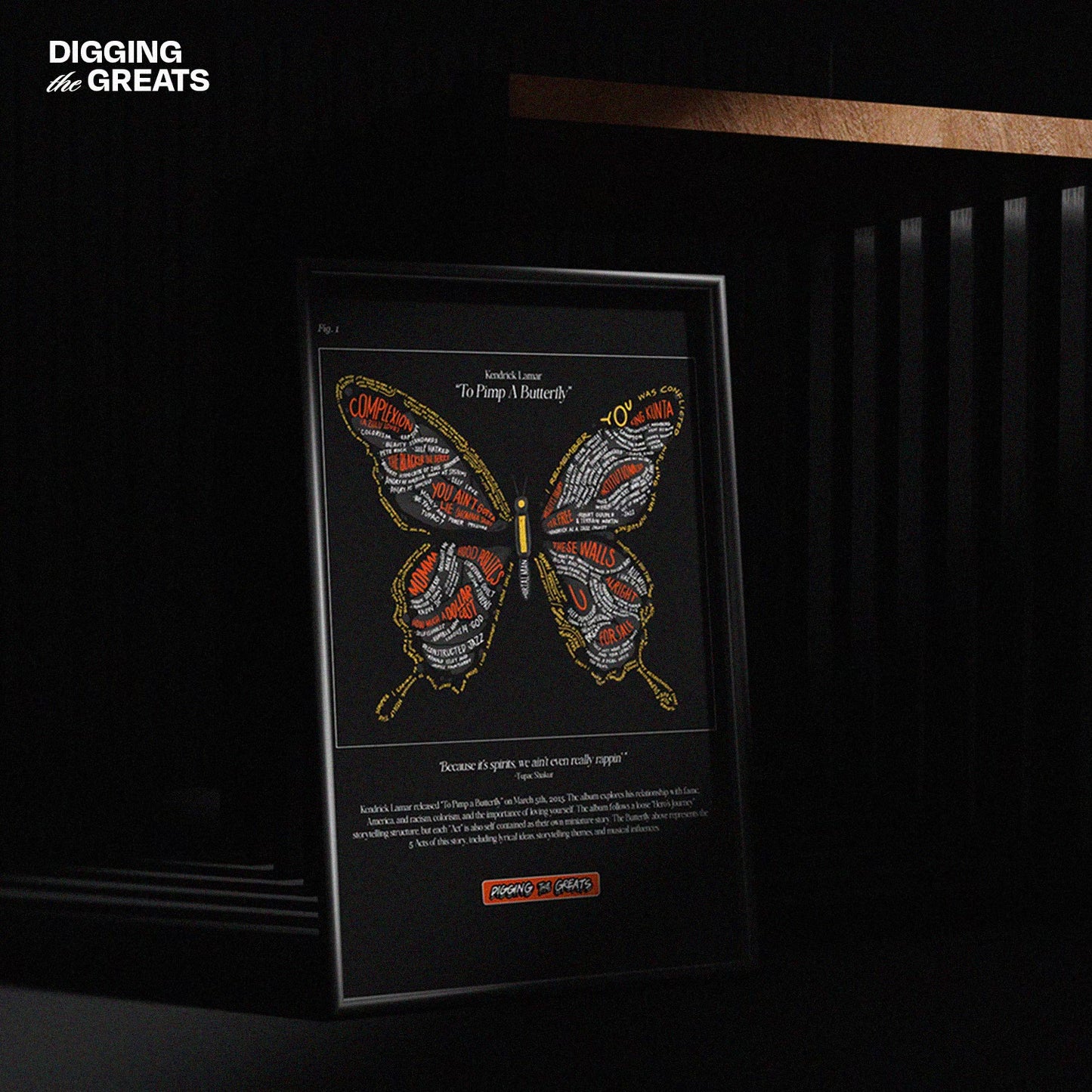 Print - Kendrick's Storytelling Butterfly